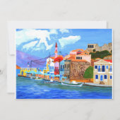 Uitnodiging voor Griekse kust (Achterkant)