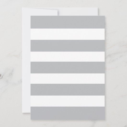 Uitnodiging voor grijs en Paars Baby shower (Achterkant)