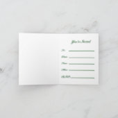uitnodiging voor groen bier (Binnen)
