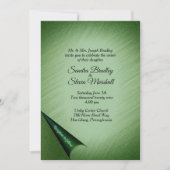 Uitnodiging voor groene bruiloft (Voorkant)