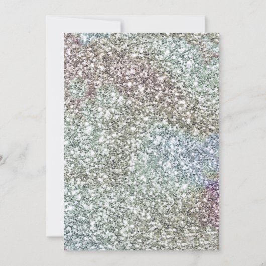 Uitnodiging voor groene eenvoudige Eid al-fitr vie (Achterkant)