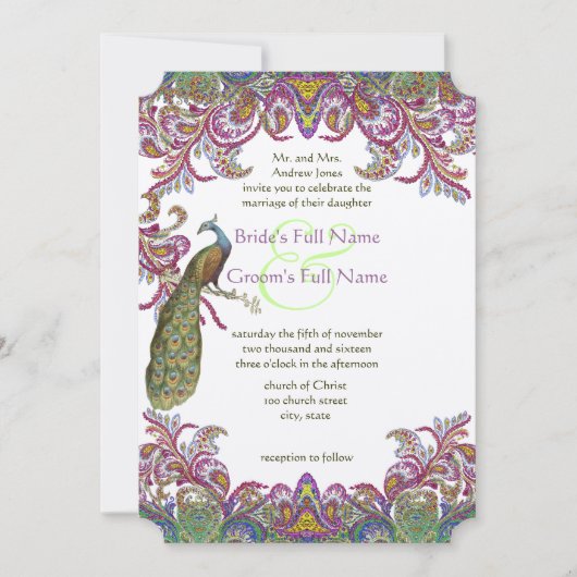 Uitnodiging voor groene en asbessen (Voorkant)