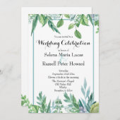 Uitnodiging voor groene en blauwe lentetransport (Voorkant / Achterkant)