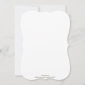 Uitnodiging voor groene en gele Baby showers (Achterkant)