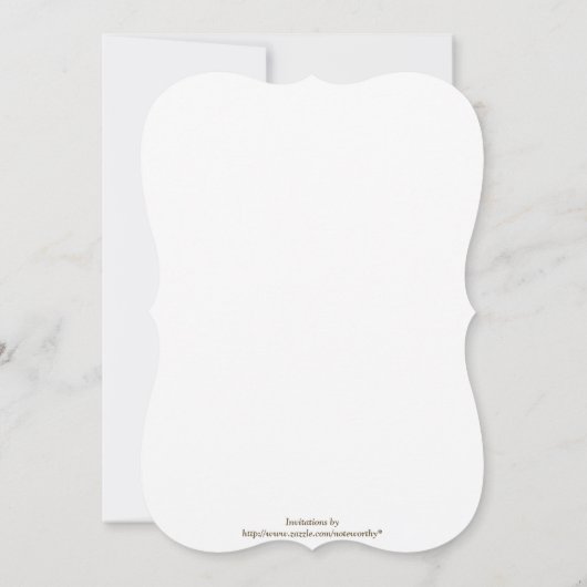 Uitnodiging voor groene en gele Baby showers (Achterkant)