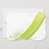 Uitnodiging voor groene indruk (Achterkant)