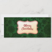 Uitnodiging voor groene kerstfeestdagen (Achterkant)