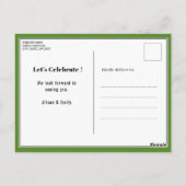 Uitnodiging voor groene Vaderdag foto BBQ Party (Achterkant)