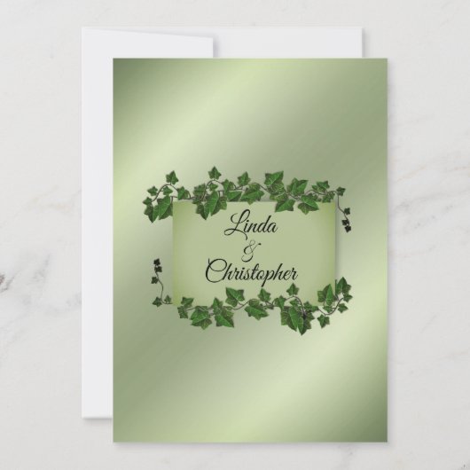 Uitnodiging voor groene weddenschappen (Achterkant)