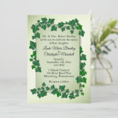 Uitnodiging voor groene weddenschappen (Staand voorkant)