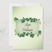 Uitnodiging voor groene weddenschappen (Achterkant)