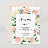 Uitnodiging voor groene zonlicht (Voorkant / Achterkant)