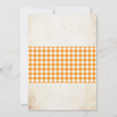 Uitnodiging voor groenten boerenmarkt thema (Achterkant)