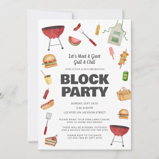 Uitnodiging voor groepsblokkering van groep (Voorkant)