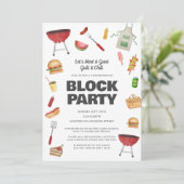 Uitnodiging voor groepsblokkering van groep (Staand voorkant)