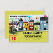 Uitnodiging voor groepsblokkering van groep (Voorkant / Achterkant)