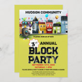 Uitnodiging voor groepsblokkering van groep (Voorkant / Achterkant)