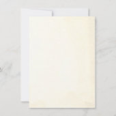 Uitnodiging voor  groepspartij Cute Retro (Achterkant)