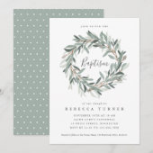 Uitnodiging voor grote baptisme (Voorkant / Achterkant)