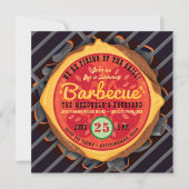 Uitnodiging voor grote hamburgerbarbecue (Voorkant)