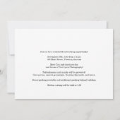 Uitnodiging voor grote opening van bedrijven - Log (Achterkant)