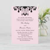 Uitnodiging voor grote weddenschappen (roze) (Staand voorkant)