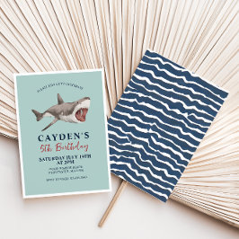 Uitnodiging voor haaienverjaardag
