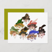 Uitnodiging voor hackerpartij (Voorkant / Achterkant)