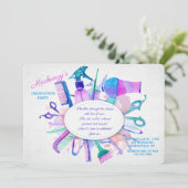 Uitnodiging voor Hair Salon Elements (Staand voorkant)