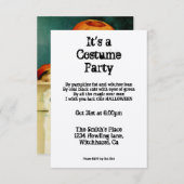  uitnodiging voor Halloween (Voorkant / Achterkant)