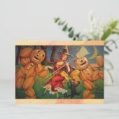  uitnodiging voor Halloween (Staand voorkant)