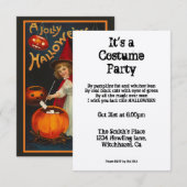  uitnodiging voor Halloween (Voorkant / Achterkant)