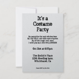  uitnodiging voor Halloween