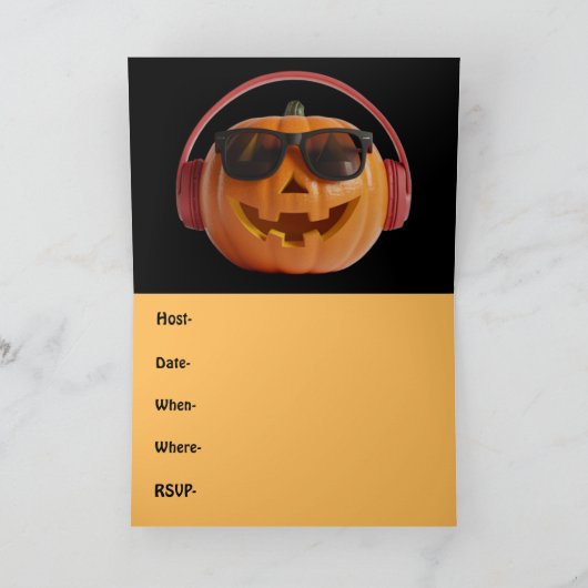 Uitnodiging voor Halloween (Binnen)