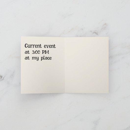 uitnodiging voor Halloween. (Binnen)