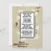  uitnodiging voor Halloween (Voorkant)