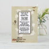 uitnodiging voor Halloween (Staand voorkant)