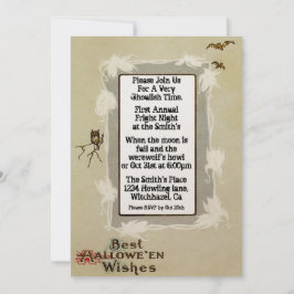  uitnodiging voor Halloween