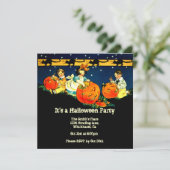uitnodiging voor Halloween (Staand voorkant)