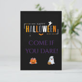 uitnodiging voor Halloween (Staand voorkant)