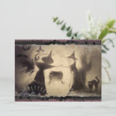 uitnodiging voor Halloween (Staand voorkant)