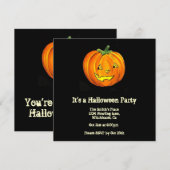  uitnodiging voor Halloween (Voorkant / Achterkant)