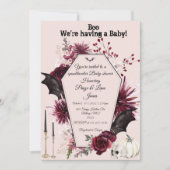 Uitnodiging voor Halloween baby shower (Voorkant)