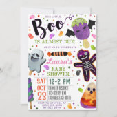 Uitnodiging voor Halloween Baby shower (Voorkant)