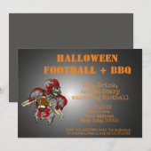 Uitnodiging voor Halloween BBQ (Voorkant / Achterkant)