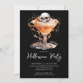 Uitnodiging voor Halloween Cocktail Party (Voorkant)