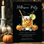 Uitnodiging voor Halloween Cocktail Party