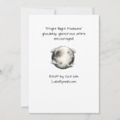 Uitnodiging voor Halloween Cocktail Party (Achterkant)