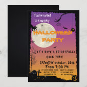 Uitnodiging voor Halloween House (Voorkant / Achterkant)