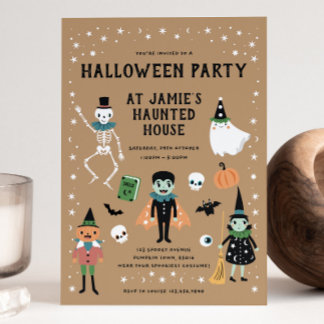 Uitnodiging voor Halloween House Party